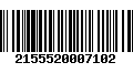 Código de Barras 2155520007102