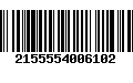 Código de Barras 2155554006102