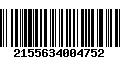 Código de Barras 2155634004752