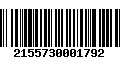 Código de Barras 2155730001792