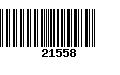 Código de Barras 21558