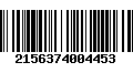 Código de Barras 2156374004453