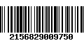 Código de Barras 2156829009750