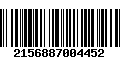 Código de Barras 2156887004452