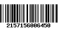 Código de Barras 2157156006450