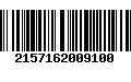 Código de Barras 2157162009100