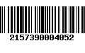 Código de Barras 2157390004052