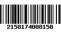 Código de Barras 2158174008150