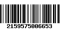 Código de Barras 2159575006653