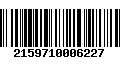 Código de Barras 2159710006227