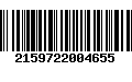 Código de Barras 2159722004655