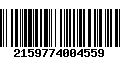 Código de Barras 2159774004559