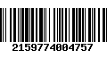 Código de Barras 2159774004757