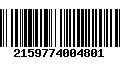 Código de Barras 2159774004801