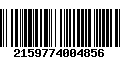 Código de Barras 2159774004856