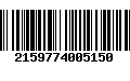 Código de Barras 2159774005150