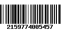 Código de Barras 2159774005457