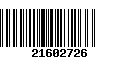 Código de Barras 21602726