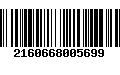 Código de Barras 2160668005699