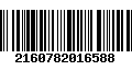 Código de Barras 2160782016588