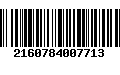 Código de Barras 2160784007713