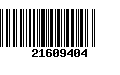 Código de Barras 21609404