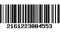 Código de Barras 2161223004553