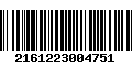 Código de Barras 2161223004751