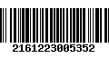 Código de Barras 2161223005352