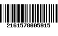 Código de Barras 2161578005915