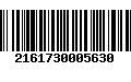 Código de Barras 2161730005630