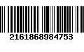 Código de Barras 2161868984753