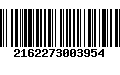 Código de Barras 2162273003954