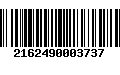 Código de Barras 2162490003737