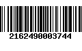 Código de Barras 2162490003744