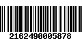 Código de Barras 2162490005878