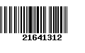 Código de Barras 21641312