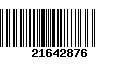 Código de Barras 21642876