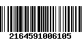 Código de Barras 2164591006105