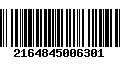 Código de Barras 2164845006301