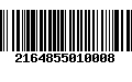 Código de Barras 2164855010008