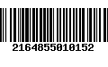 Código de Barras 2164855010152