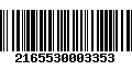 Código de Barras 2165530003353