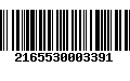 Código de Barras 2165530003391