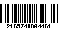 Código de Barras 2165740004461