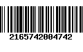 Código de Barras 2165742004742