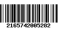 Código de Barras 2165742005282