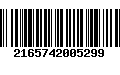 Código de Barras 2165742005299