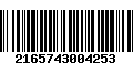 Código de Barras 2165743004253