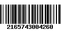 Código de Barras 2165743004260